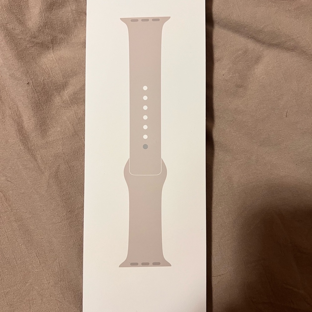 Apple Smartwatch Band - 45mm - Cream/Tan